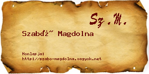 Szabó Magdolna névjegykártya